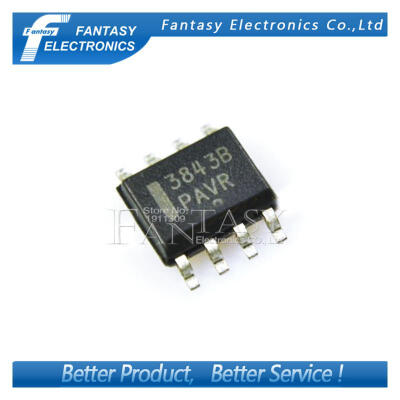 

50PCS UC3843BD1R2G SOP8 UC3843B SOP 3843B SMD UC3843 new and original IC free shipping
