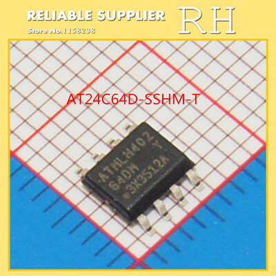 

100pcs/lot AT24C64D-SSHM-T 64DM SOP-8 EEPROM Memory