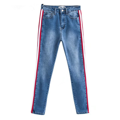 

Boklam Boyle 2018 European&American style women around to make stitching elastic leg pencil pants