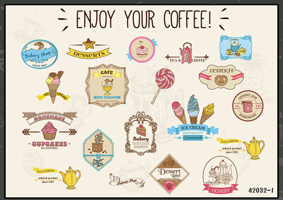 

Custom photo wallpaper Dessert food wallpaper blackboard pizza coffee tea coffee bakery large mural wallpaper