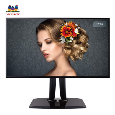 

ViewSonic Small Black 27 "2K Четырехгранный Micro Frame IPS Rotary Lift Professional Display (VP2768)