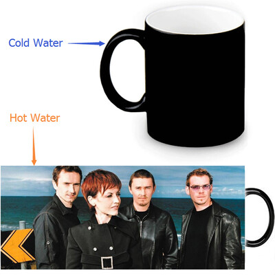 

The Cranberries 350ml12oz Heat Reveal Mug Color Change Coffee Cup Sensitive Morphing Mugs Magic Mug Milk Tea Cups