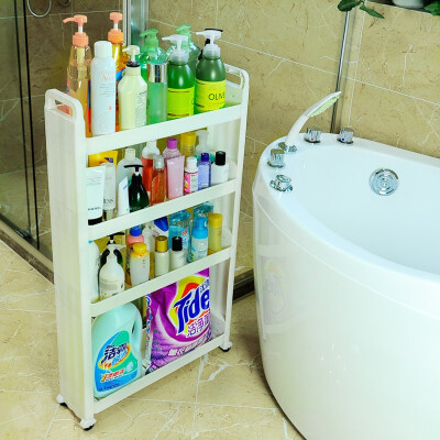 

[Jingdong supermarket] Bao You Ni bathroom racks movable gap storage shelves DQJ020