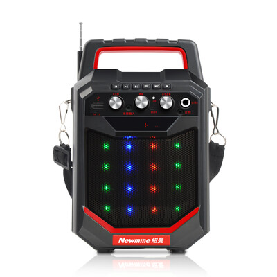

Newman K66 Outdoor High Power Square Dance Audio Subwoofer Bluetooth Portable Speaker Card Speaker Loudspeaker Red