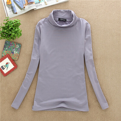 

BACHASH 2017 High Quality Fashion Spring Autumn Winter Sweater Women Wool Turtleneck Pullovers Fashion Womens Solid Sweaters