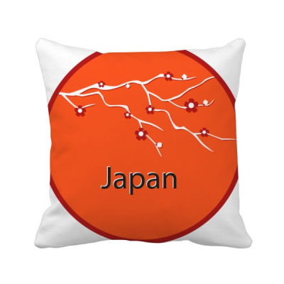 

Japan Culture Sakura Art Pattern Square Throw Pillow Insert Cushion Cover Home Sofa Decor Gift