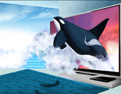 

Custom photo wallpaper Orca 3D seascape cartoon children room living room bedroom sofa TV background wall mural wallpaper