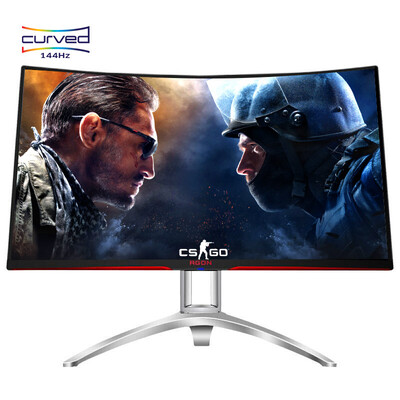

AOC AGON Love Attack II AG322FCX 315 inch 144Hz Refresh 1800R Curvature FreeSync Technology Chicken Game Gaming Surface Monitor Jedi Survival