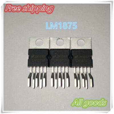 

Free shipping 50pcs LM1875T LM1875 1875 IC AUDIO POWER AMPLIFIER 20W TO-220-5 NS