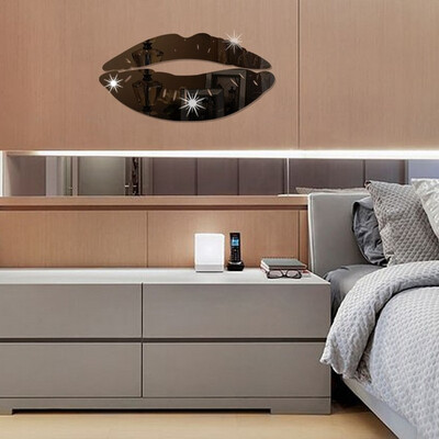 

3D 4-color Mouth Shape Acrylic Wall Sticker Home Decor