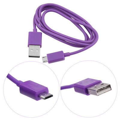 

1м 3 фута круглый V8 с USB к micro USB зарядка кабель для передачи данных для Samsung и HTC и Motorola