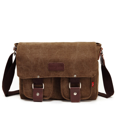 

новых высококачественных винтаж мужчин crossbody шолдер сумку холст пу кожа сумка военных сумку Bolsa бренд мужской курьерской сумки