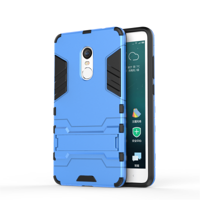 

TPU Armor Case Shockproof Rugged Protective Back Cover with Standing Frame for XIAOMI Redmi NOTE 4
