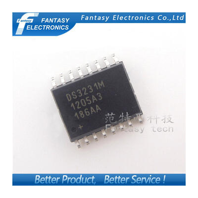 

5PCS DS3231M SOP16 DS3231 SOP 5ppm I2C Real-Time Clock new&Original free shipping