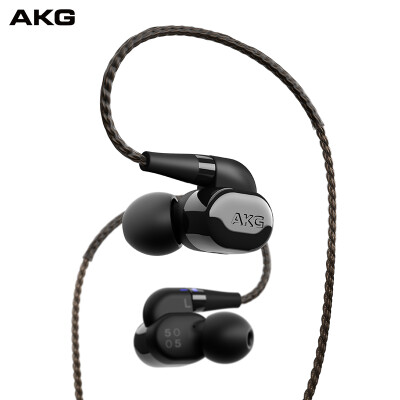 

AKG N5005 high-definition in-ear headphones wireless Bluetooth headset ring iron mixed five units flagship HiFi headphones piano black