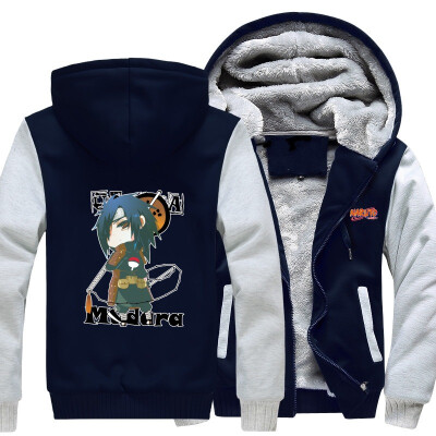 

Autumn Winter sweatshirt man fashion MADARD One piece Anime LUffy hooded full sleeve thick hoodies USA size