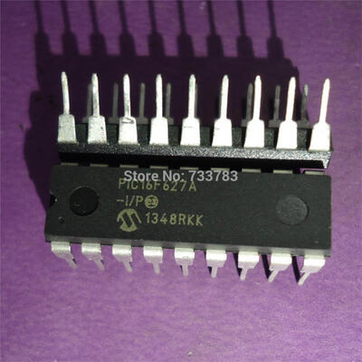 

10pcslot PIC16F627A-IP PIC16F627A DIP-18 FLASH-Based 8-Bit CMOS Microcontrollers