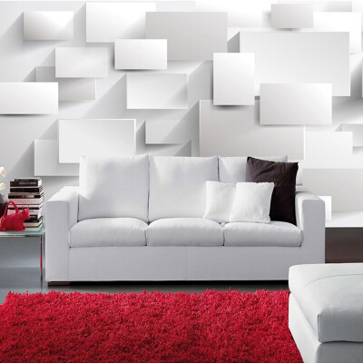 

Modern 3D Large Mural Wallpaper Living Room Sofa Box 3D Cube Wallpaper Murals Art Bedroom TV Backdrop 3D Mural Wallpaper Custom