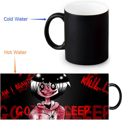 

Jeff The Killer Morphing Mug Color Change Tea Cup Magic Milk Coffee Mug