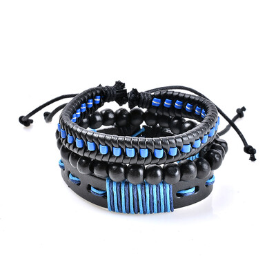 

61178112 Handmade multi-layer leather hand ring non-mainstream punk wind