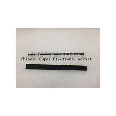 

20pcs 1x40 Pin 2.54mm Single Row Female & Male Pin Header connector