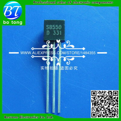 

Free Shipping 1000pcs S8550D S8550 8550 TO-92 PNP Transistor