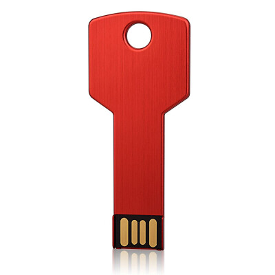 

Fillinlight Red Metal Key USB Flash Pen Drive USB 20 For Buiness Waterproof Chip