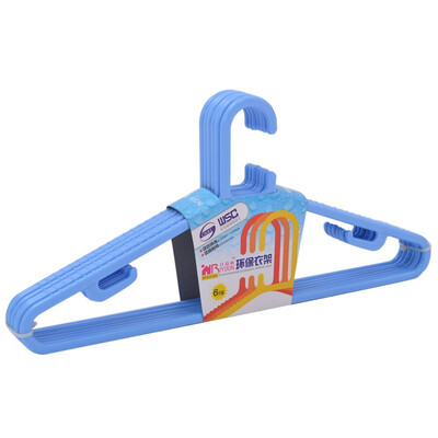 

Jingdong supermarket increasingly new clothes rack solid multi-functional plastic anti-skid clothes rack 6 only shoulder 45CM large RYX-01001 color random