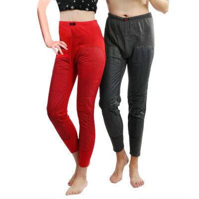 

Antarctic Nanjiren NB53010 thermal underwear men&women magnetic dynamic warm pants plus velvet thickened pants purple l