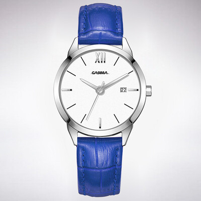 

2018 new luxury womens watch simple fashion women quartz watch with calendar white green leather waterproof