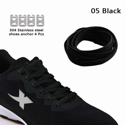 

JUP 8 пар Lazy Not Tie Shoelaces Металлическая мода Простой без шнуровки Люминесцентный зеленый без закрытия на плоских подошвах