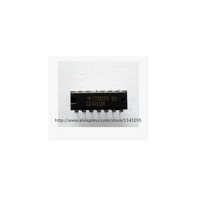 

100PCS/LOT CD4012BE CD4012 DIP-14