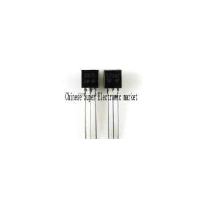 

50PCS 2SA970 2SC2240 (25PCS* A970 +25PCS* C2240 ) TO-92 Bipolar Transistors - BJT NPN