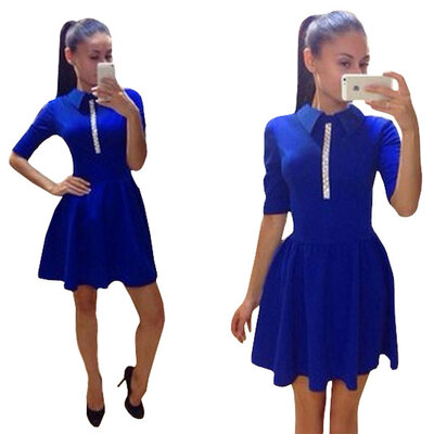 

Lovaru ™New 2015 fashion casual dress sexy winter new fashion winter clothing without belt women's dresses