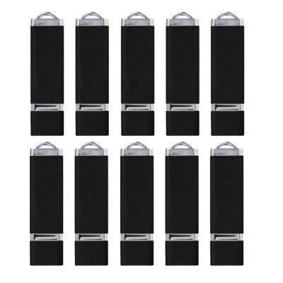 

Fillinlight 10PCS Pack Black Rectangle Lighter Shape USB Flash Drive USB 20 Pen Drive Flash Drive