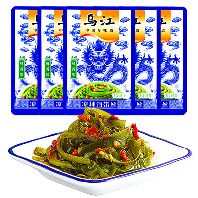 

Wujiang fresh flavored seaweed silk 70g5 bag