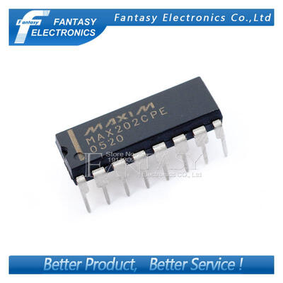 

50PCS MAX202CPE DIP16 MAX202 DIP MAX202CP new&original IC free shipping