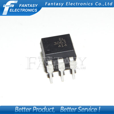 

10PCS EL3063 DIP6 MOC3063 DIP new and original IC free shipping