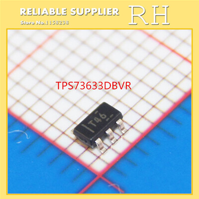 

50PCSlot TPS73633DBVR TPS73633DBVT T46 SOT23-5 LDO Linear Regulators
