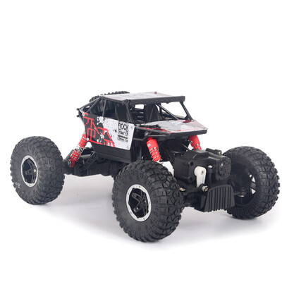 

RC Car 118 4DW 24GHz Metal Rock Crawlers Rally Climbing Car Double Motors Bigfoot Car Remote Control Model Toys for Boys
