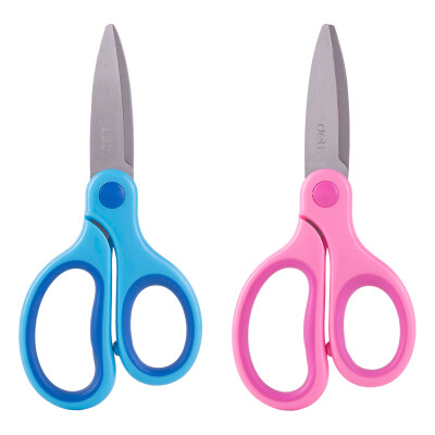 

Deli deli protective student scissors student child safety basic section scissors color random 6074