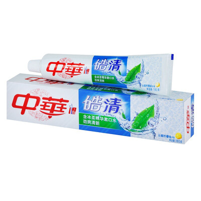 

China ZHONGHUA Hao Qing Qin lemon lemon toothpaste 180g