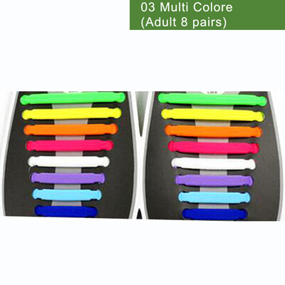 

JUP 1 Set 16 Pcs New Women Men No Tie Shoelaces All Sneakers Applicable Shoelaces Elastic Silicone Shoelaces Sneakers Fit Belt