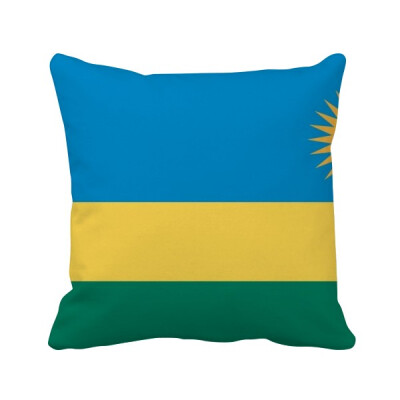

Rwanda National Flag Africa Country Square Throw Pillow Insert Cushion Cover Home Sofa Decor Gift
