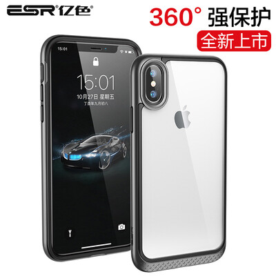 

ESR Apple x Mobile Shell Anti-Stop Enhancement Cover iPhone X Mobile Shell 5.8-дюймовый объектив Сильная защита Anti-Drop Squat Black
