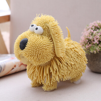 

2018 New Fashion Cute Dog Toys Walk Play Music Silicone Stuffed Animal Dog Dolls Kids Birthday Gift