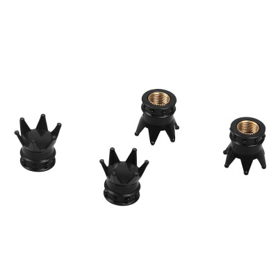 

Racing 4PCS Crown Shaped Tyre Wheel Stem Air Valve Caps Car Tire Valve Caps Auto Truck Motocycle Bike Dust Dustproof Caps