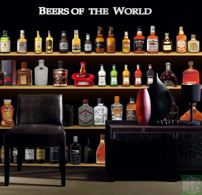 

Custom photo wallpaper The bottle of wine castle hotel bar wallpaper KTV large mural decoration theme 3D stereo wallpaper mural