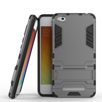 

TPU Armor Case Shockproof Rugged Protective Back Cover with Standing Frame for XIAOMI Redmi 4A