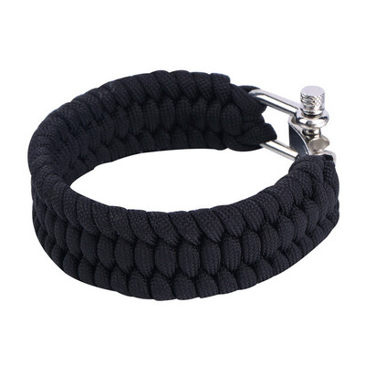 

Outdoor Survival Paracord Bracelet Camping Self-rescue Parachute Rope Clasp